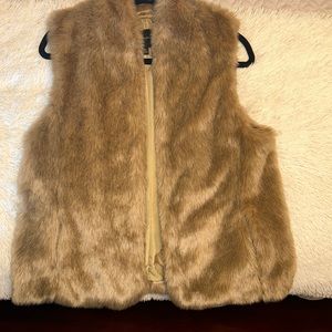 Banana Republic fur vest